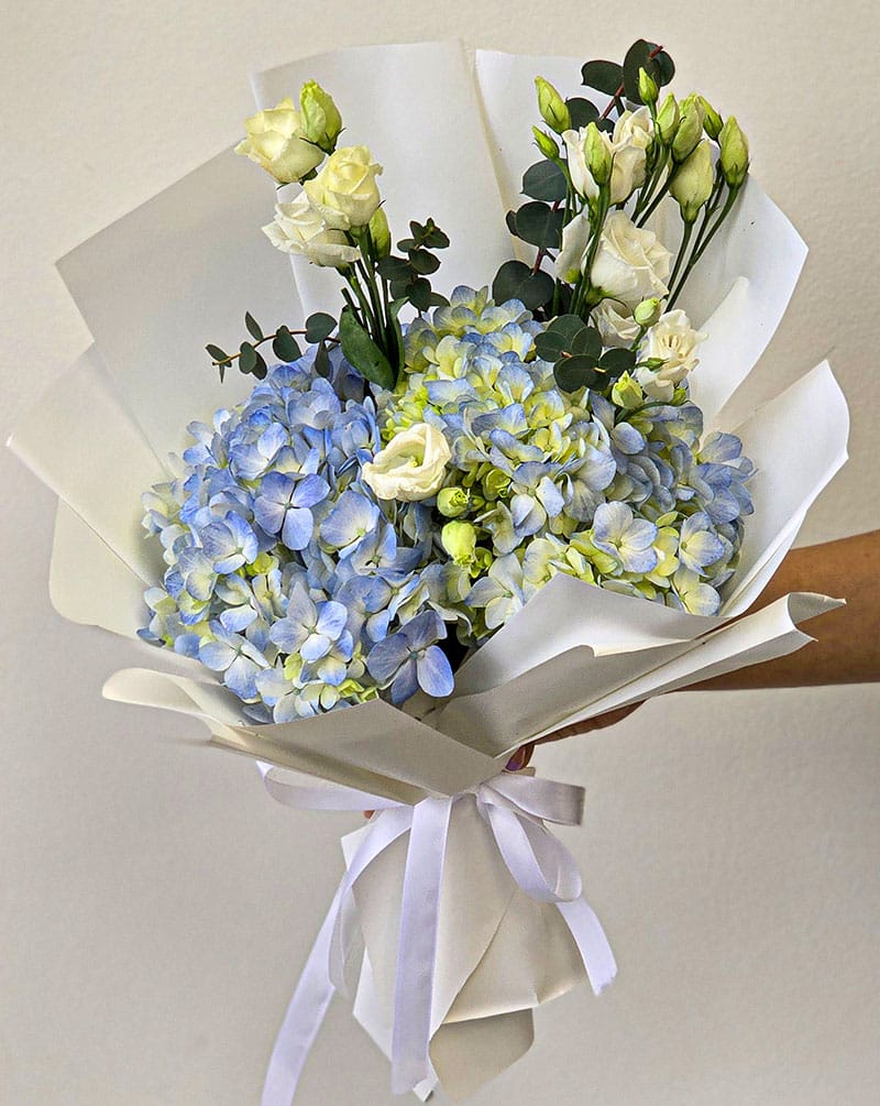 Blue Mist Mini Bouquet | Making Dream
