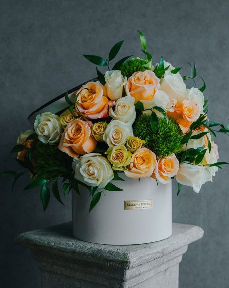 Luxury vivid flower box