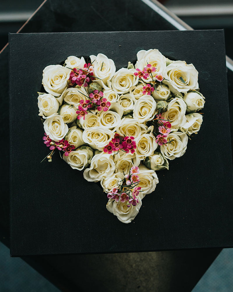 Heart Elegance Rose Box