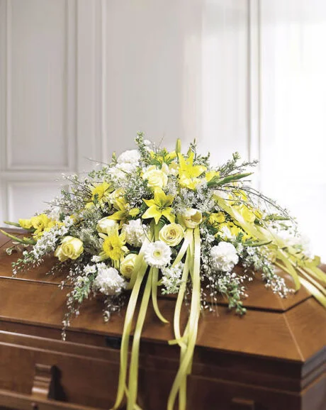 Sunshine Elegance Casket Spray