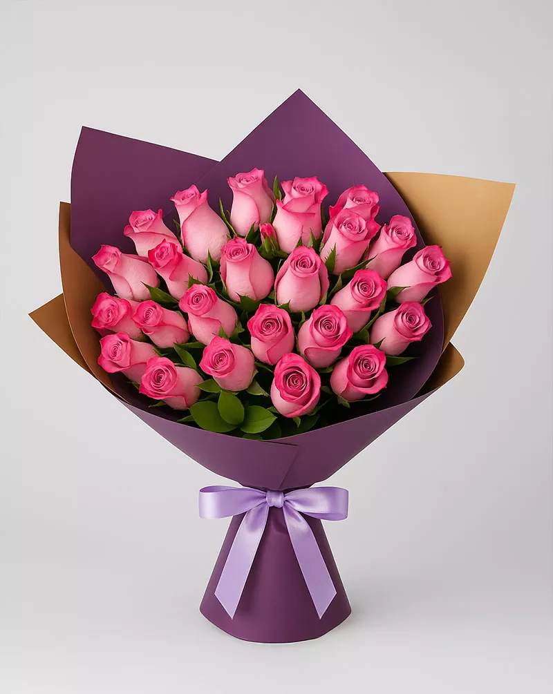24 lavender roses bouquet