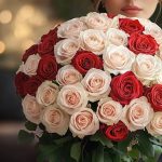 premium big roses bouquet