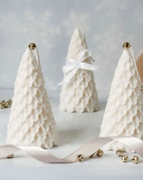 Making Dream Snow Tree Candle