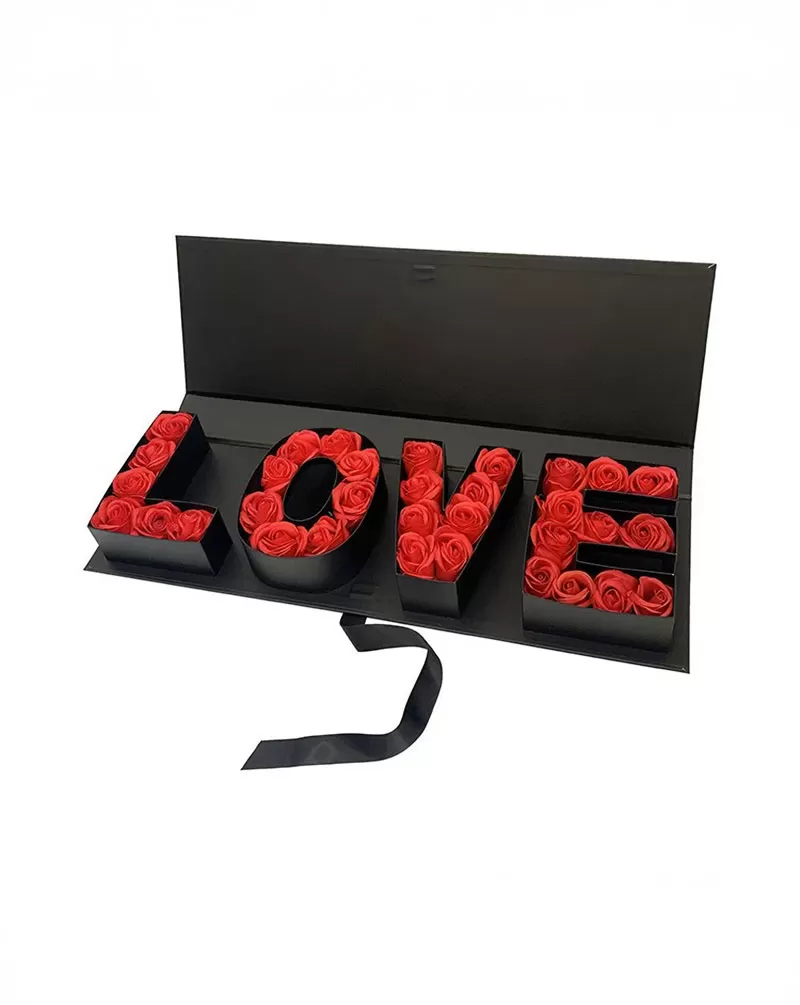 LOVE Red Roses Box