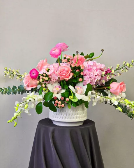 Pink Reverence Centerpiece