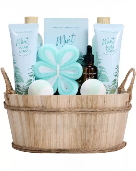 Mint Spa Gift Basket