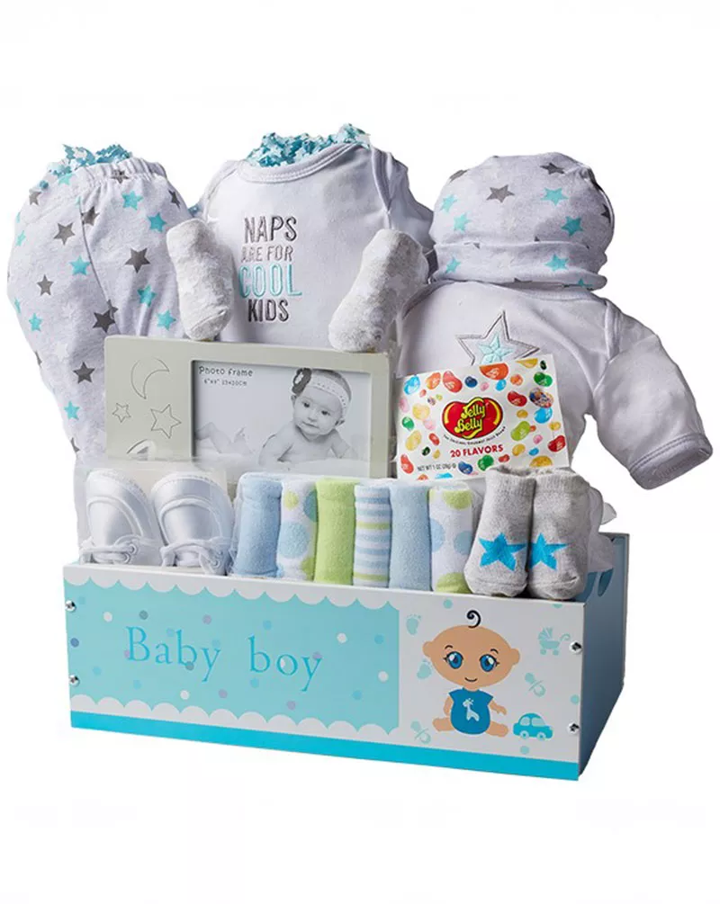 Sweet Baby Boy Basket