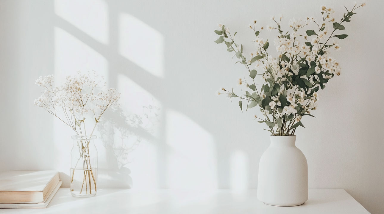 small flower arrangements on a table