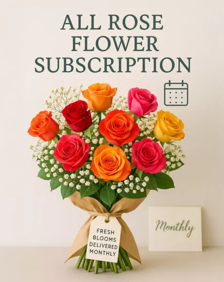 All Rose Flower Subscription