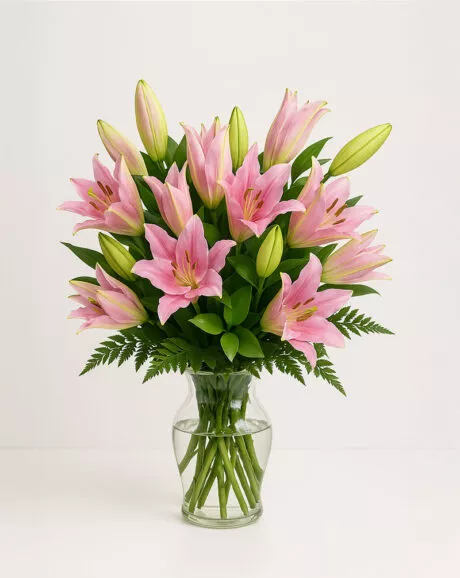 Pink Lily in a Vase