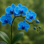 blue orchid plant