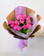12 Lavender Roses Bouquet