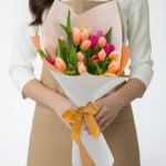 20 Mixed Color Tulip Bouquet