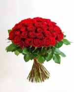 50 Premium Red Roses Bouquet - Image 3