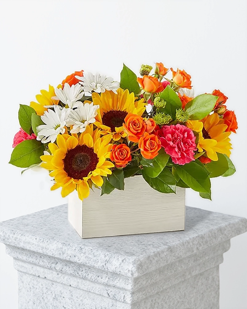 Sun kissed Blossoms Box Bouquet