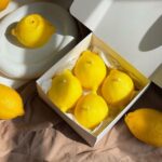 Set of 4 Lemon Candles Package