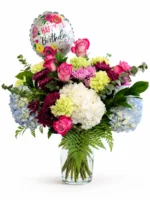 Birthday Hydrangea Wishes