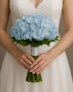 Blue Hydrangea Bridal Bouquet