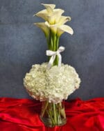 Calla Lily & Hydrangea Ensemble - Image 2