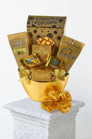 Crimson Celebration Basket