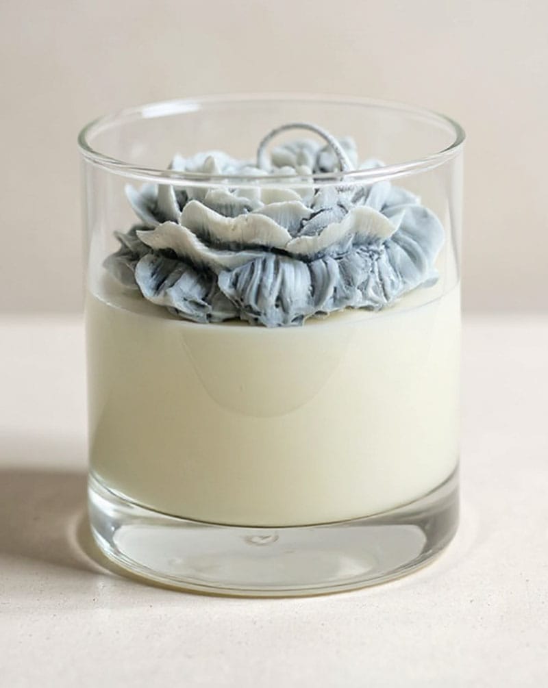 Crystal Peony Candle