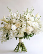 Full White Flower Subscription Bouquet - Image 2