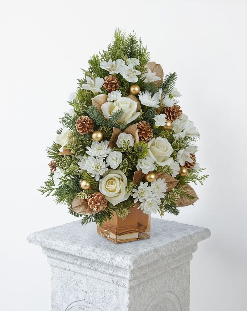 Golden Rose Elegance Tree