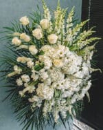 Eternal Embrace White Sympathy Standing Spray - Image 2