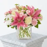 Hope Line Bouquet in a Cube