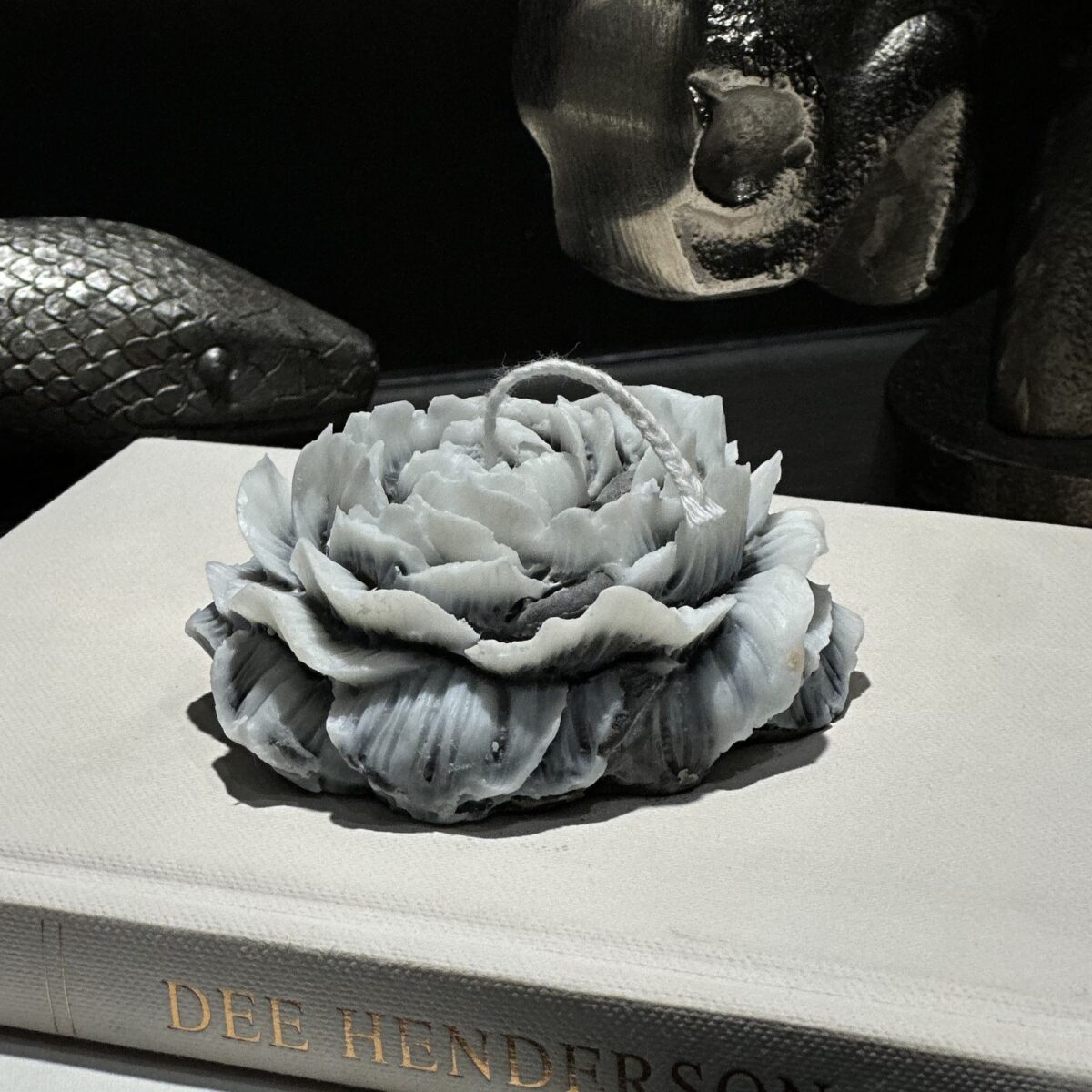 Black Peony Candle - Image 1