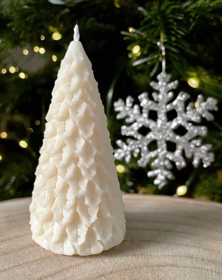 Snow Tree Candle