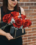 My Black Purse Luxury Sweet Roses - Image 2