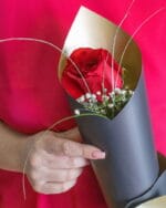 One Love Red Rose Bouquet - Image 2