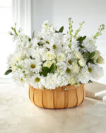 Peaceful Garden Bouquet Basket