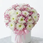 My Gilded Romance White Purse Bloom