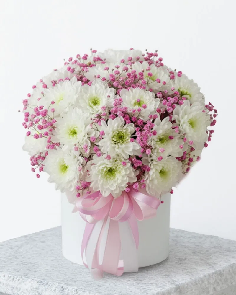 My Gilded Romance White Purse Bloom