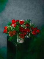 Petite Splendor Spray Rose Arrangement - Image 4