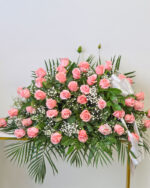 Pink Rose Casket Spray - Image 4