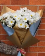 Premium White Daisies Bouquet - Image 2