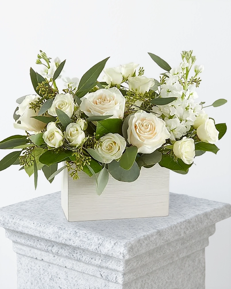 Pure Linen Box Bouquet