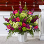 Tranquil Pathways Floor Basket