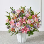 Blooming Harmony Floor Basket