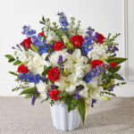 Timeless Tribute Floor Basket
