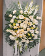 Serenity Blooms White Standing Spray - Image 2