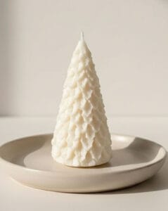 Snow Tree Candle