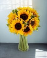 Sunflower Bouquet in a Vase - Image 2