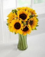 Sunflower Bouquet in a Vase