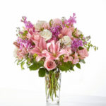 Morning Glow Vase Arrangement