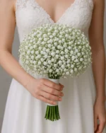 White Baby's Breath Bridal Bouquet