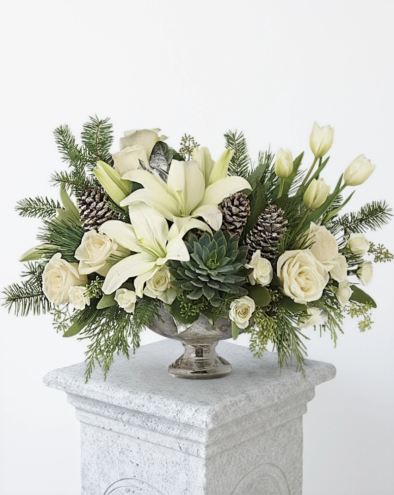 White Frost Centerpiece